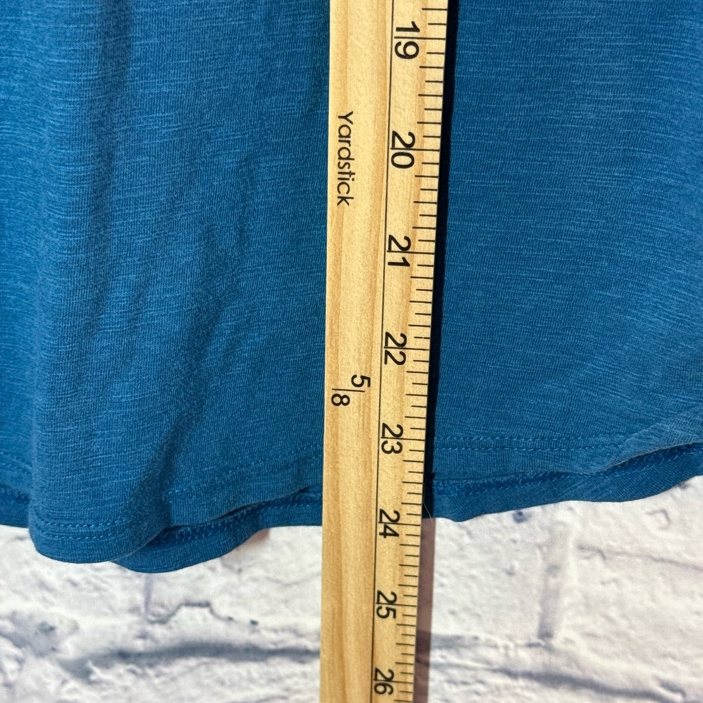 Tasc Teal Sleeveless Women's Top, XS - Picture 5 of 6